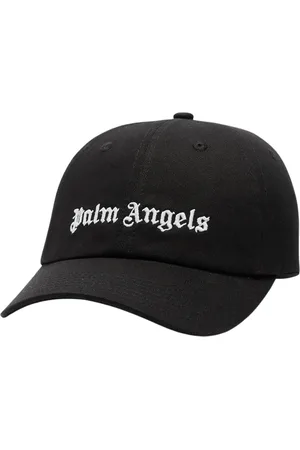 Palm Angels Mens Logo Cap Cotton - One Size