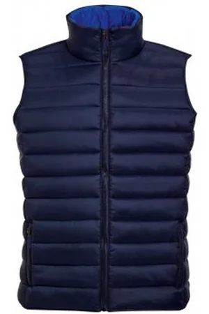 Sols Mens Wave Padded Water Repellent Bodywarmer/Gilet - Size Medium