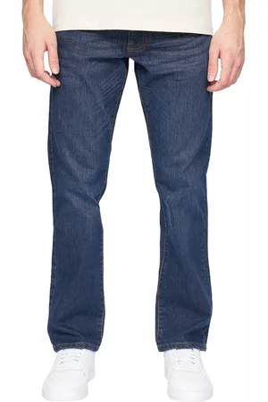 Crosshatch Mens Bandol Straight Leg Jeans (Dark Wash) - - Size 36 Regular