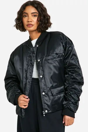 Boohoo Womens Tall Bomber Jacket - - Size 10 UK