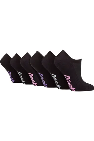 Jeep Womens Ladies 6 Pack Bamboo No Show Socks