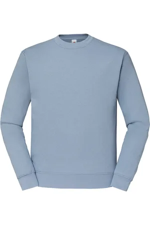 Fruit Of The Loom Mens Classic Drop Shoulder Sweatshirt (Mineral Blue) - - Size Large