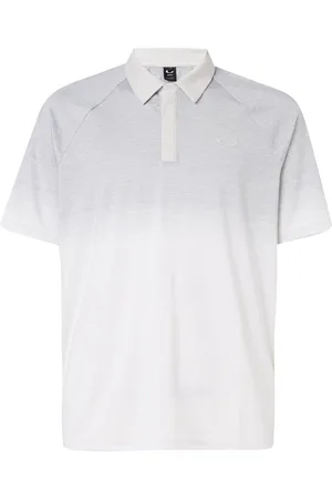Oakley Short Sleeve Grey Mens Four Jack Gradient Polo Shirt 434315 26C - Size X-Small