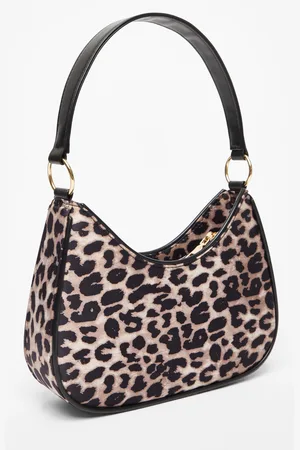 Quiz Womens Leopard Print Shoulder Bag - - One Size