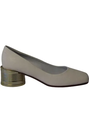 Maison Margiela Womens Tin Can Heel Pumps in Leather - Size EU 35