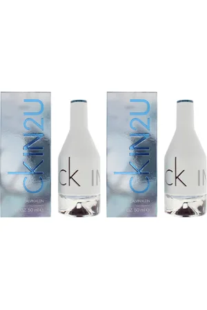 Calvin Klein Mens CKIN2U Eau De Toilette 50ml Spray For Him X 2 - One Size