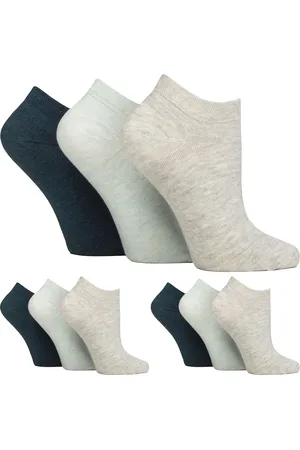 IOMI 9 Pack Womens Diabetic Trainer Socks