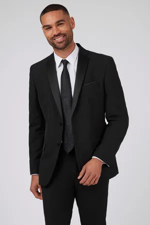 Limehaus Mens Notch Tailored Fit Tuxedo Jacket - - Size 36 Regular