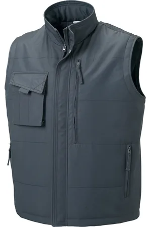 Russell Athletic Mens Gilet Jacket (Convoy Grey) - - Size Small