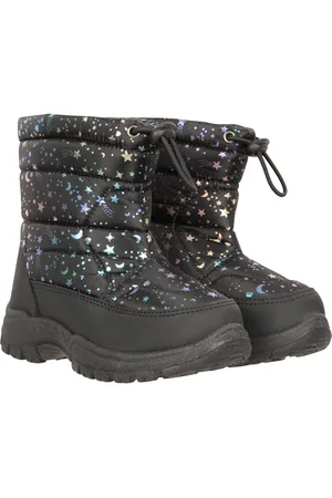Mountain Warehouse Kids Unisex Toddler Caribou Adaptive Tie Dye Snow Boots (Iridescent) - - Size UK 9 Kids