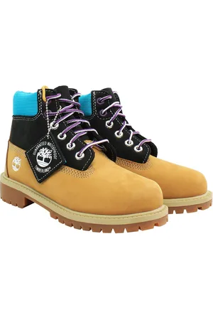 Timberland Kids Unisex 6inch Premium Wheat Boots - - Size UK 12.5