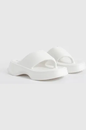 Boohoo Womens Chunky Platform Flip Flops - - Size 3-4 (UK Shoe)