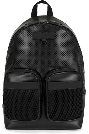 HUGO BOSS Mens Accessories Trucker Backpack in Leather - One Size