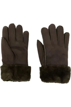 Parajumpers Womens Shearling Tobacco Gloves - One Size
