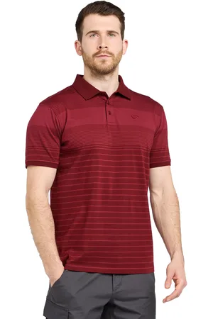 Brasher Mens Striped Casual Polo Shirt with Short Sleeves made 100% Cotton - - Size 3XL