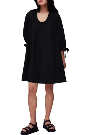 Whistles Womens Lydia Gathered Trapeze Dress - - Size 6 UK