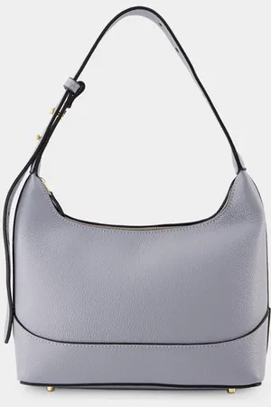 Elleme Womens Loop Hobo Bag - - Blue/Black - Leather - - One Size