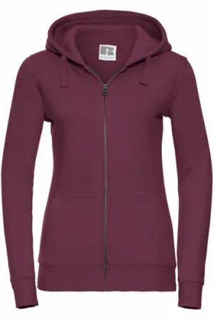 Russell Athletic Womens Ladies Premium Authentic Zipped Hoodie (3-Layer Fabric) - Size Small