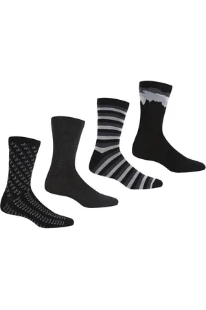 Regatta Mens Lifestyle Socks (Pack of 4) - Size UK 6-9