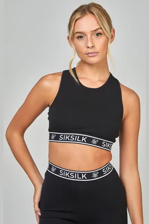 SikSilk Womens Essential Tape Bralette in Cotton