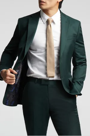 ALEX Mens Twill Tailored Fit Suit Jacket - - Size 52 Regular