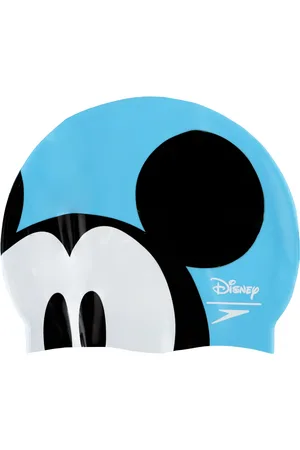 Speedo Kids Unisex Disney Mickey Mouse Junior Printed Silicone Swim Cap - - One Size