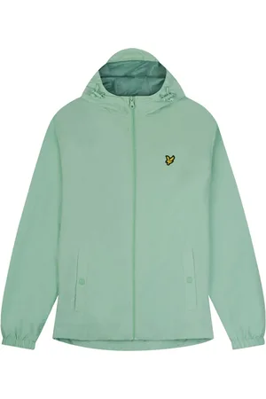 Lyle & Scott Mens Lightweight Turquoise Shadow Jacket - Nylon - Size Small
