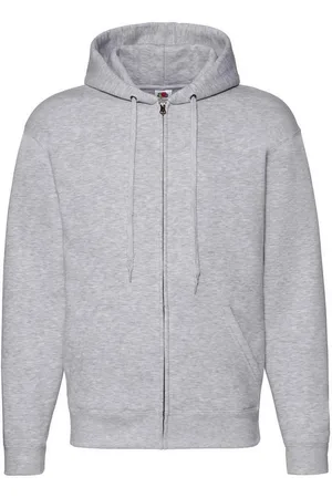 Fruit Of The Loom Unisex Adult Premium Full Zip Hoodie (Heather ) - Size 3XL