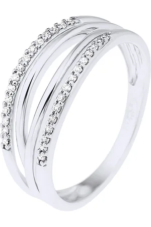 Diadema Womens - Ring - Diamonds - Gold - Size R