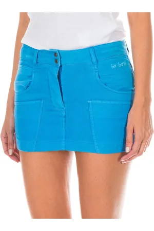 Armand Basi Womens Mini Denim Skirt with snap button closure and zipper ATM0010 - - Size EU 40 (Womens)