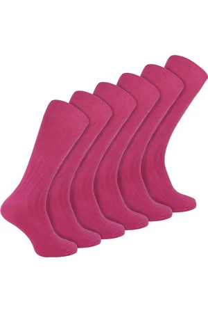 Sock Snob Mens Plain Coloured Cotton Rich Ribbed Dress Socks - - Size UK 6-11