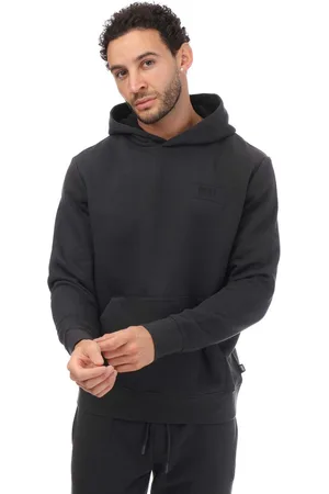 DKNY Mens Printed Logo Blackwater Hoodie in Cotton - Size Large