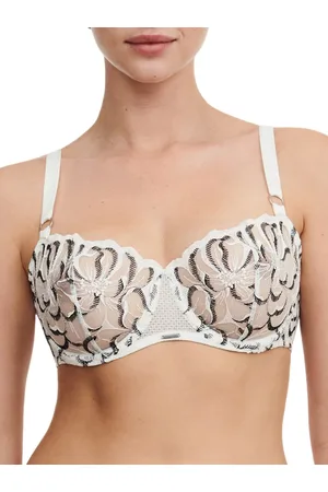 Chantelle Womens Fleurs Half Cup Balcony Bra - Polyamide - Size 34E