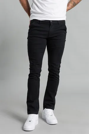 French Connection Mens Cotton Regular Fit Chino Trousers - Size Large