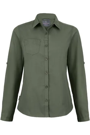 Craghoppers Womens/Ladies Expert Kiwi Long-Sleeved Shirt (Cedar ) - Size 20 UK