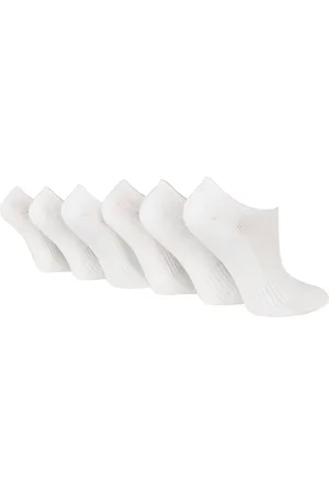 Wild Feet Womens 6 Pair Multipack Ladies Bamboo Sport Trainer Socks