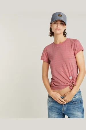 G-Star Womens G-Star RAW Regular Knotted Top - Cotton - Size Small