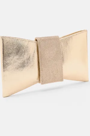 Quiz Womens Diamante Jewel Bow Bag - One Size