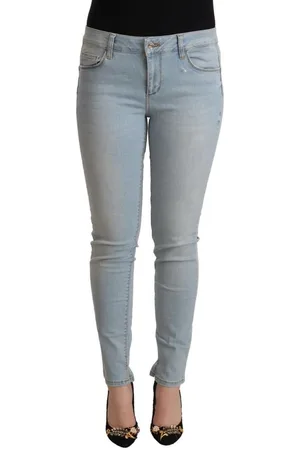 Liu Jo WoMens Cotton Mid Waist Slim Fit Denim Jeans material_cotton - Size 32 (Waist)