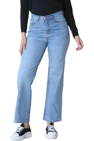 MYT Womens Ladies Wide Leg High Waisted Jeans in Denim - Size 12 Regular