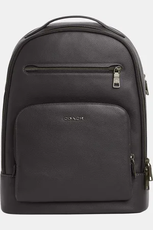 Coach Mens Ethan Backpack in Pebbled Leather Bag - - One Size
