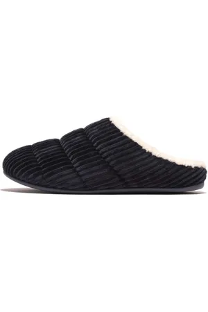 FitFlop Womens Fit Flop Chrissie Fleece-Lined Corduroy Slippers in - Size UK 6.5
