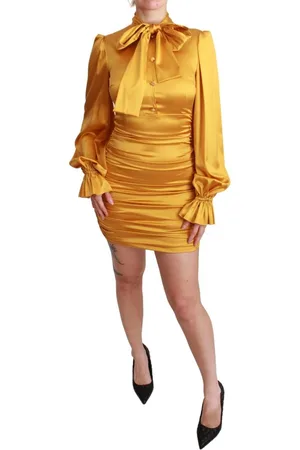 Dolce & Gabbana WoMens Silk Stretch Sheath Bodycon Mini Dress material_silk - Size IT 40 (Womens)