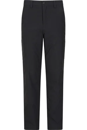 Mountain Warehouse Mens Trek Stretch Long Winter Hiking Trousers (Jet ) - Size 34 Regular