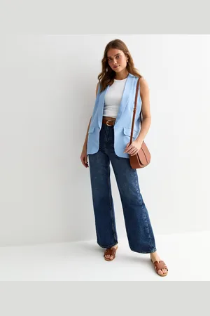 Gini London Womens Tailored Longline Waistcoat - Size Small/Medium