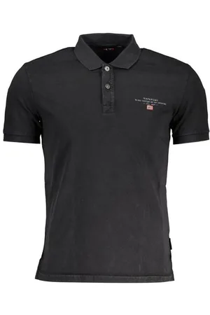 Napapijri Mens Elegant Embroidered Polo Cotton - Size Small