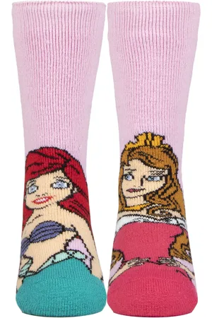 Heat Holders Lite - Novelty Disney Princess Socks for Girls