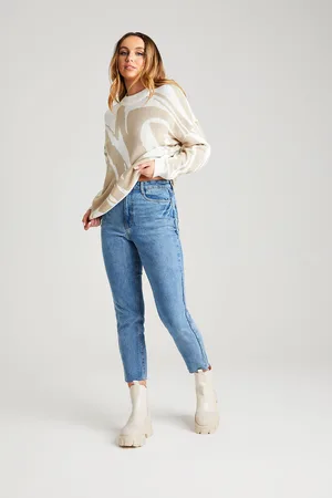 Urban Bliss Womens Mid Tanya Straight Leg Jean - Size 10 UK
