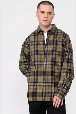 Oliver Sweeney Censo Mens Long Sleeved Brushed Cotton Shirt - - Size Large