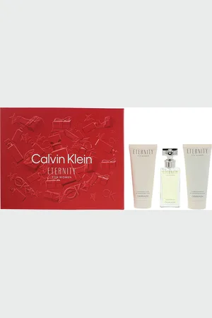 Calvin Klein Womens Eternity For Women Eau De Parfum 50ml, Body Lotion 100ml + Shower Gel Gift Set - - One Size